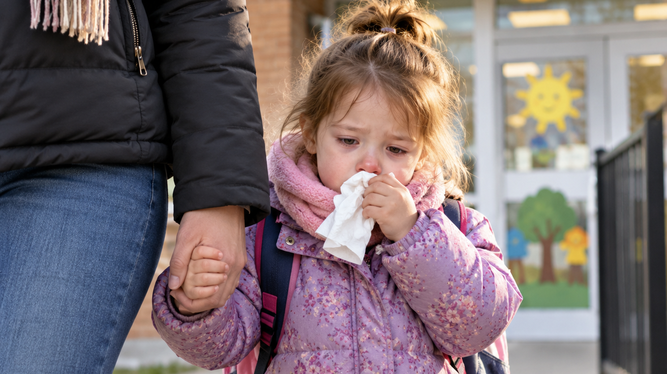 Quand garder son enfant à la maison? Maladie et service de garde : au-delà de la contagion