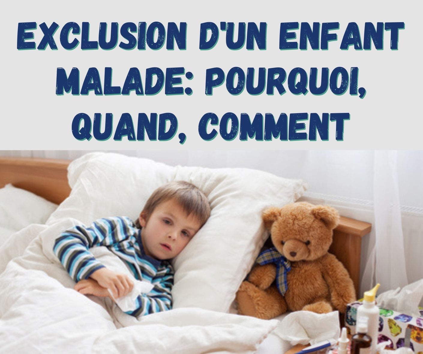 Germaction- formation de perfectionnement en ligne pour comprendre l'exclusion d'un enfant malade pour éducatrices et RSGE