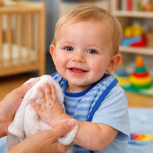 Lavage des mains en pouponnière : ces erreurs qui propagent la gastro en CPE