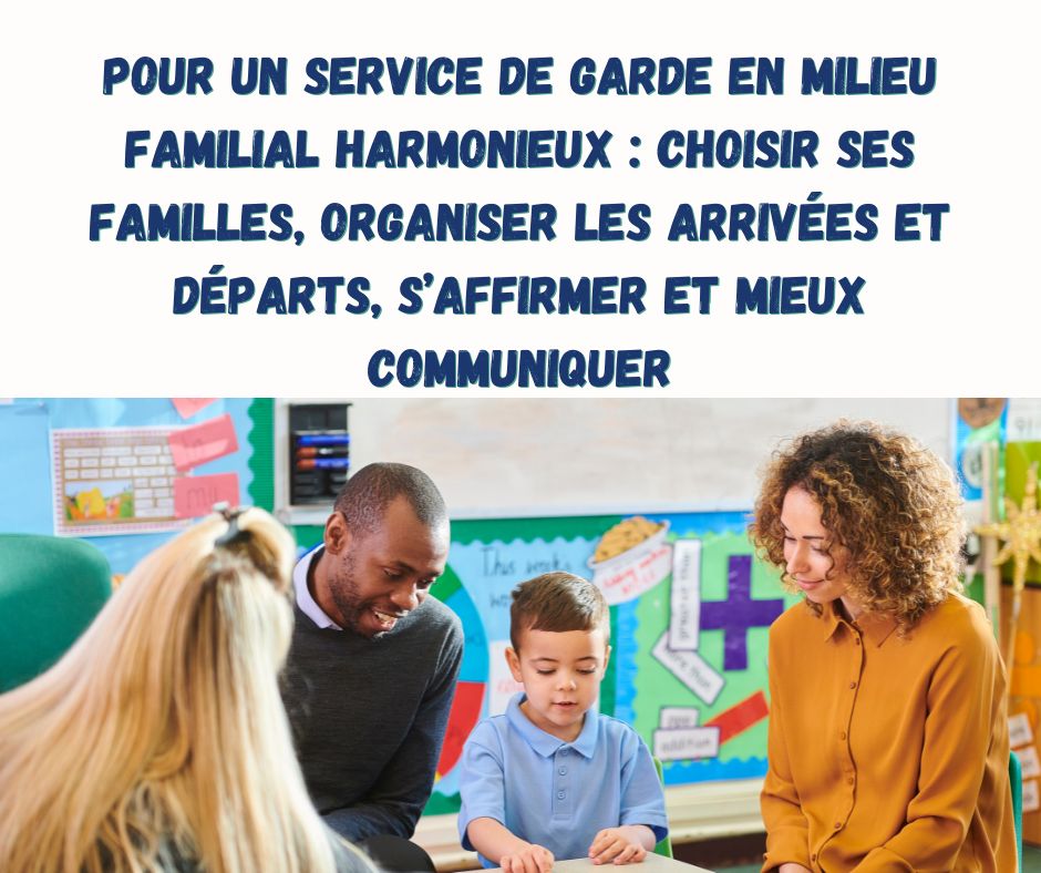 Germaction - Formation par la poste ou en ligne sur le trio parent-éducatrice-enfant en harmonie - Relation collaborative pour le bien-être de l'enfant - 6h par correspondance