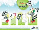 Affiche Toilette Enfants avec Mousse - Routine Hygiène Services Garde | GERMACTION