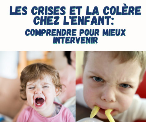 Germaction - Formation par la poste ou en ligne sur les crises et colère chez l'enfant pour éducatrices et RSGE
