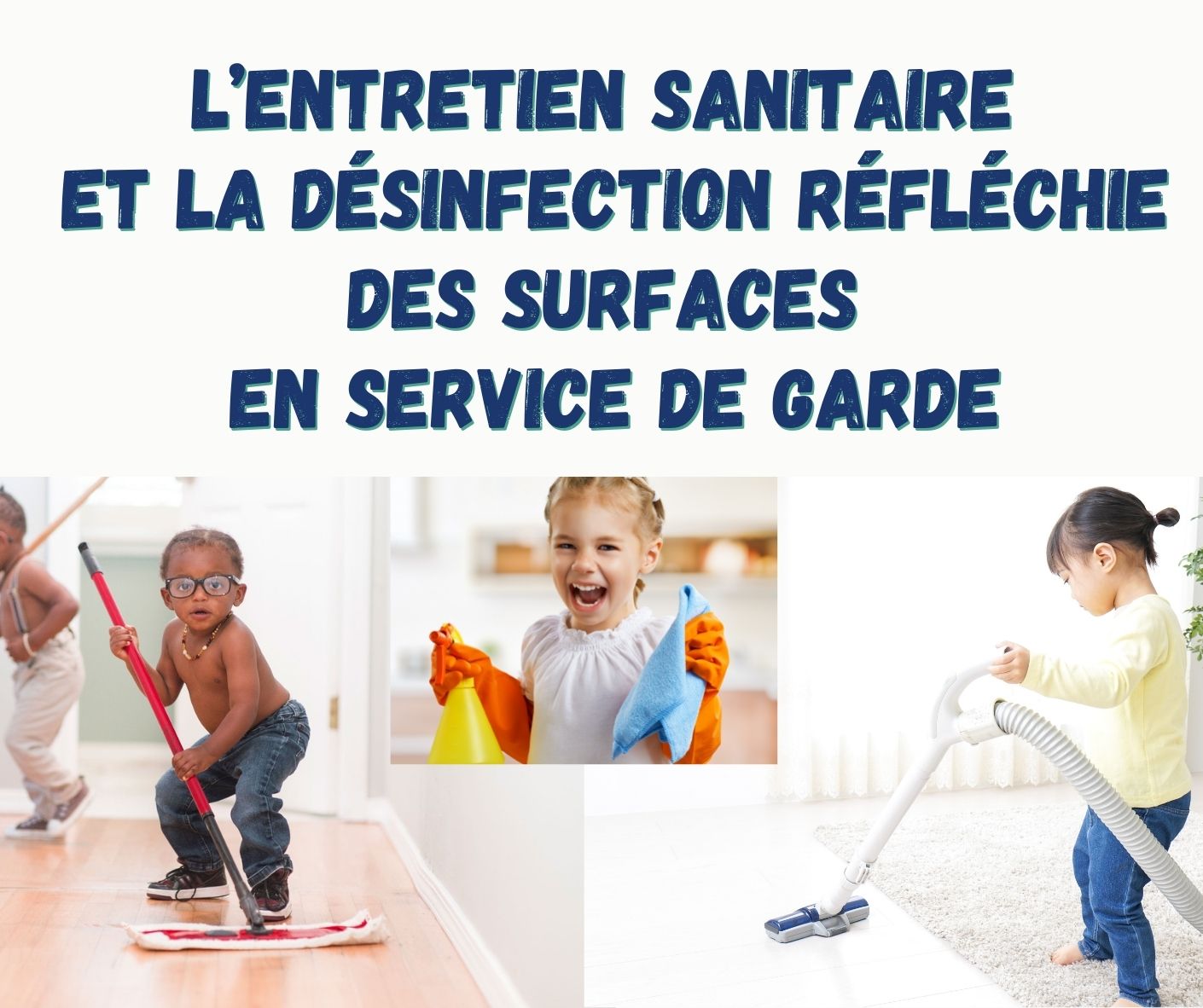 Formation entretien sanitaire garderie - Désinfection surfaces réfléchie - 3h par la poste ou ligne Germaction